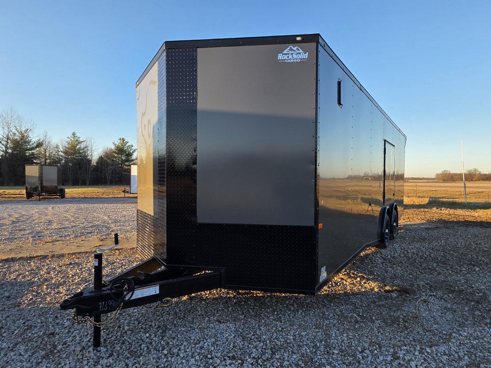 8' 6"x24' Rock Solid Cargo Enclosed Car Hauler