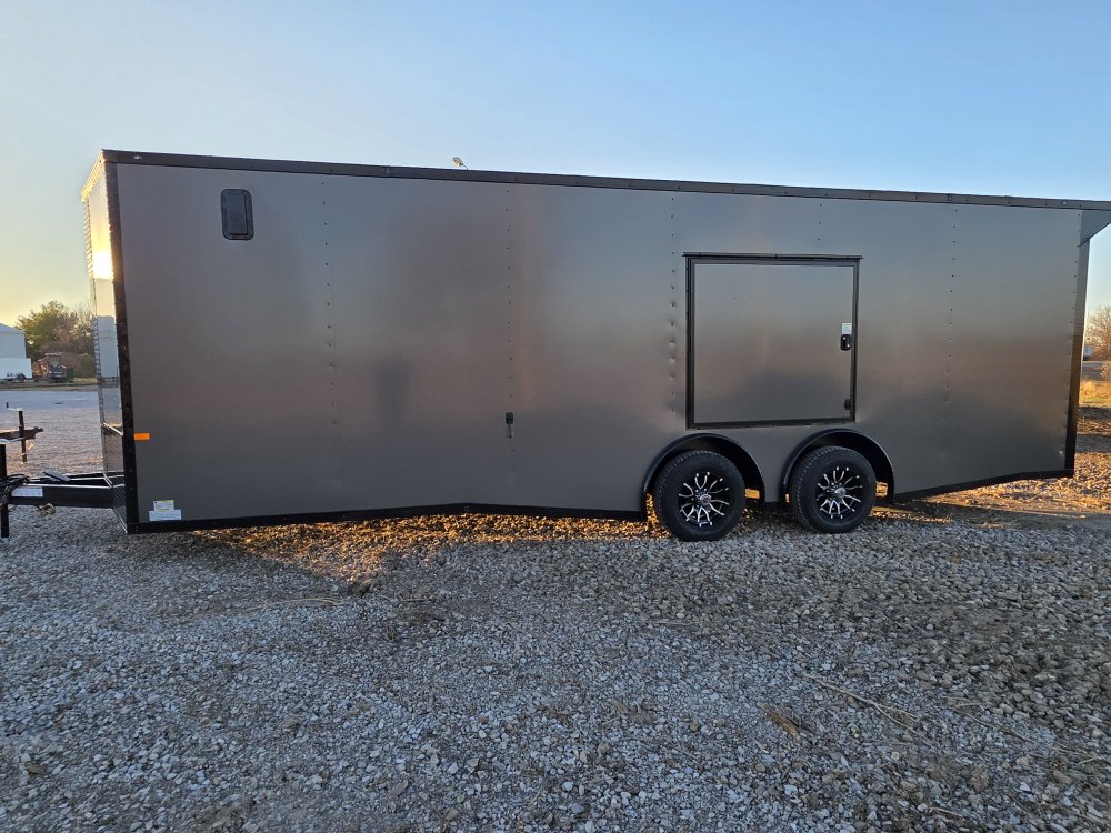 8' 6"x24' Rock Solid Cargo Enclosed Car Hauler