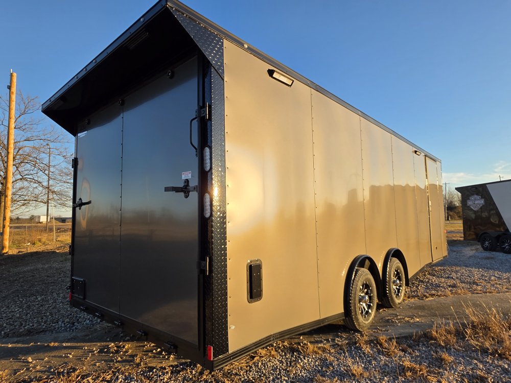 8' 6"x24' Rock Solid Cargo Enclosed Car Hauler