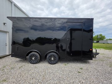 8' 6"x16' Rock Solid Cargo Enclosed Car Hauler