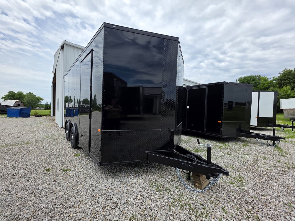 8' 6"x16' Rock Solid Cargo Enclosed Car Hauler