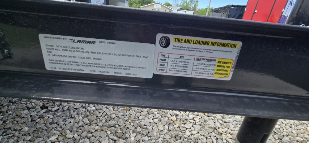 83"x16' Lamar Utility