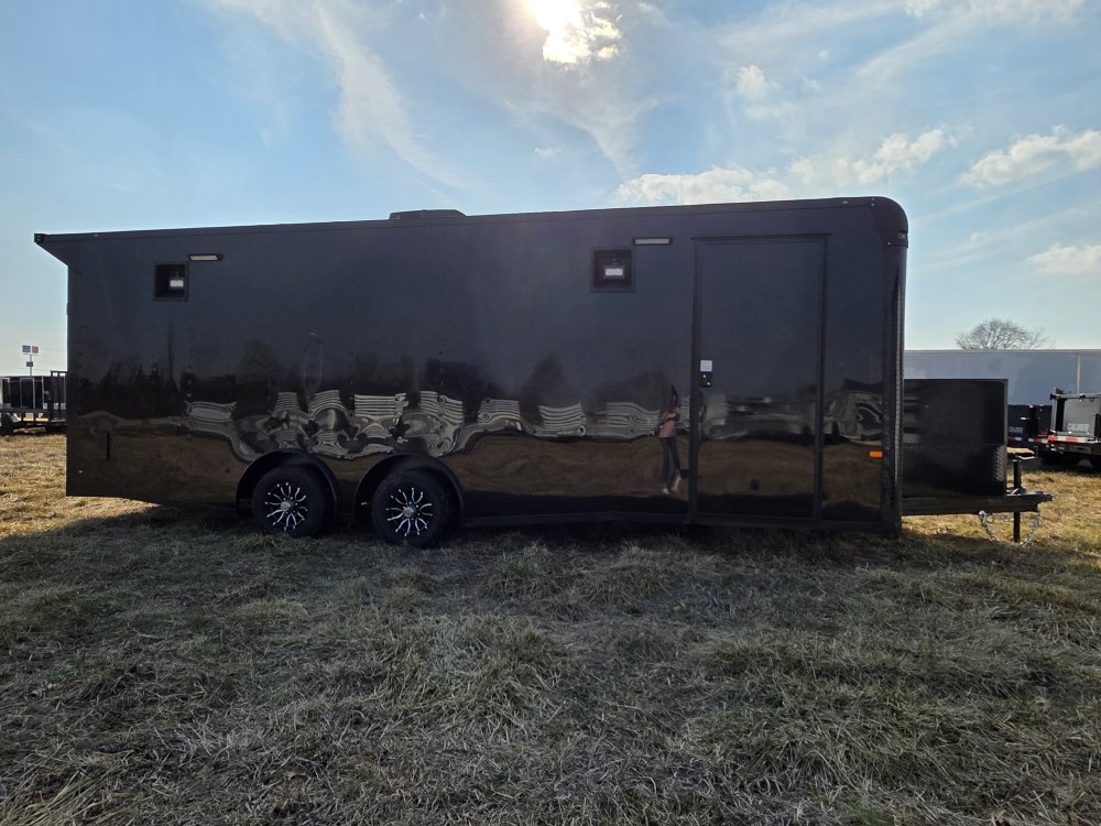 8' 6"x24' Rock Solid Cargo Enclosed Car Hauler