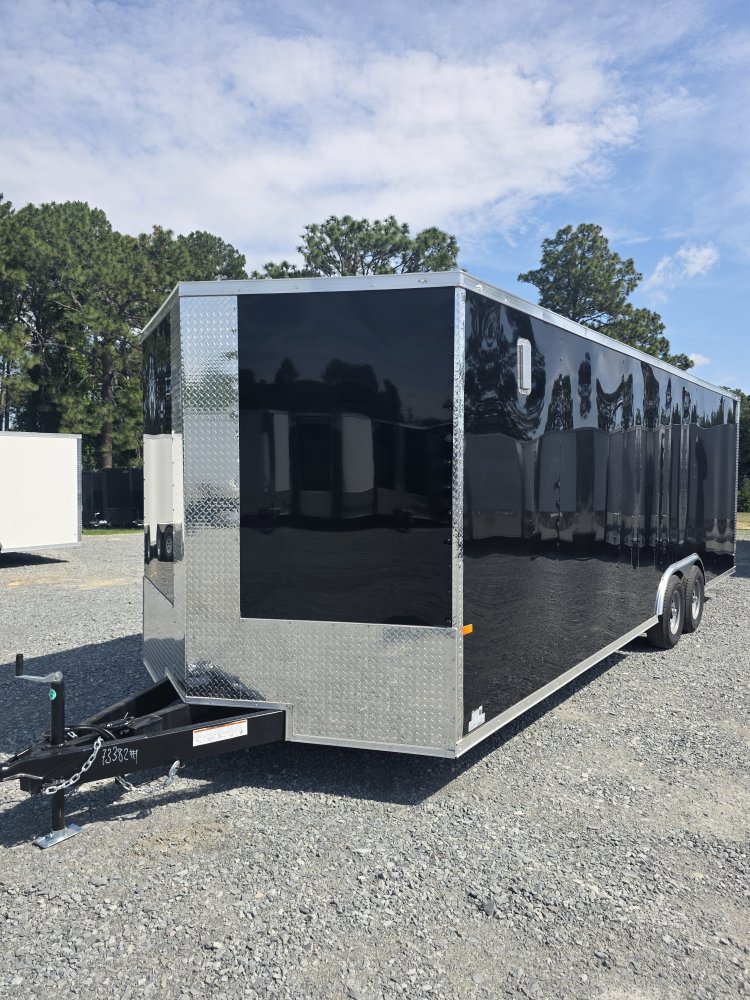 8' 6"x24' Rock Solid Cargo Enclosed Car Hauler