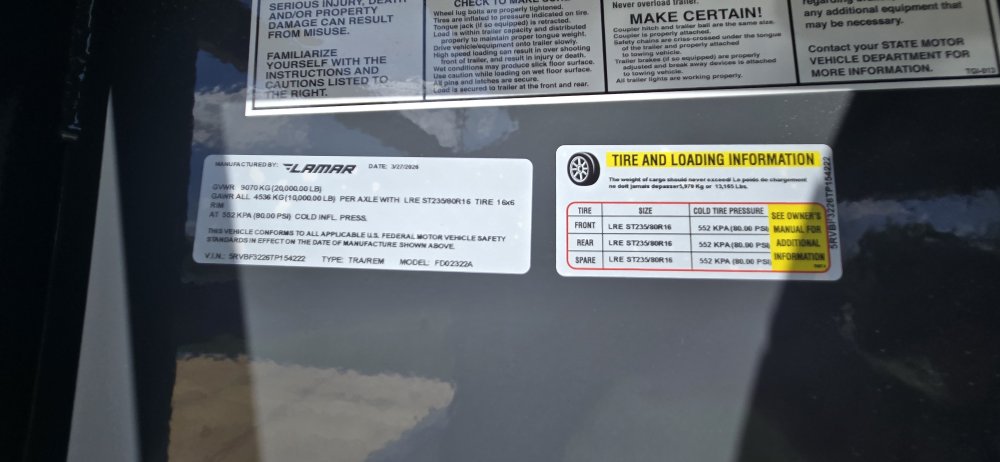 102"x32' Lamar Deckover