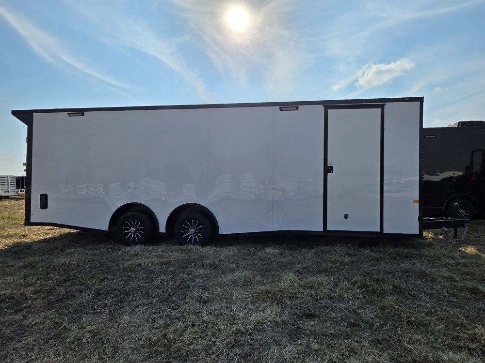 8' 6"x24' Rock Solid Cargo Enclosed Car Hauler