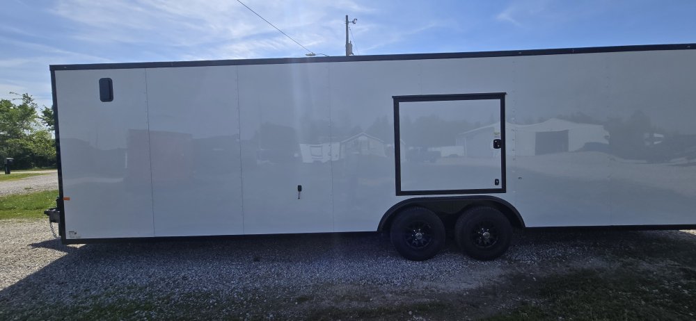 8' 6"x28' Rock Solid Cargo Enclosed Car Hauler
