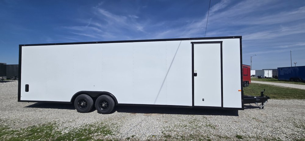 8' 6"x28' Rock Solid Cargo Enclosed Car Hauler