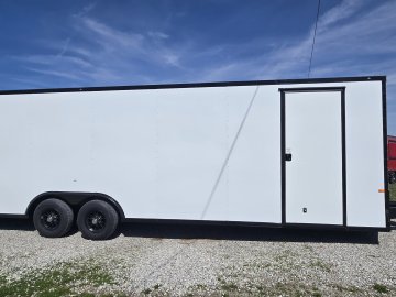 8' 6"x28' Rock Solid Cargo Enclosed Car Hauler