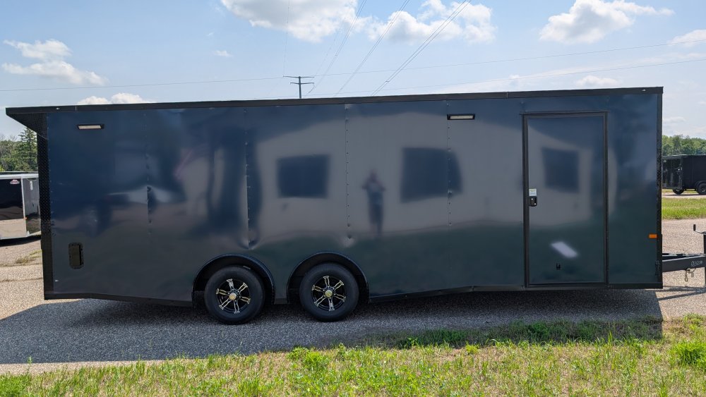 8' 6"x24' Rock Solid Cargo Enclosed Car Hauler