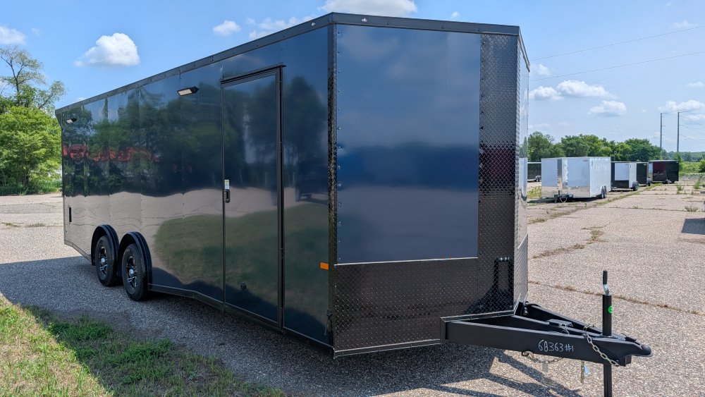 8' 6"x24' Rock Solid Cargo Enclosed Car Hauler