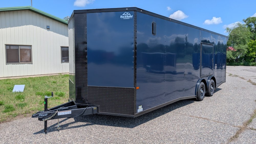 8' 6"x24' Rock Solid Cargo Enclosed Car Hauler