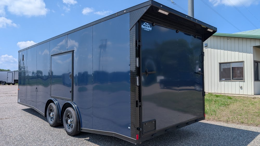 8' 6"x24' Rock Solid Cargo Enclosed Car Hauler