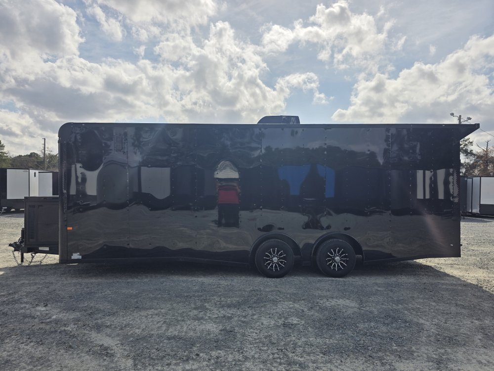 8.5'x24' Rock Solid Cargo Enclosed Car Hauler