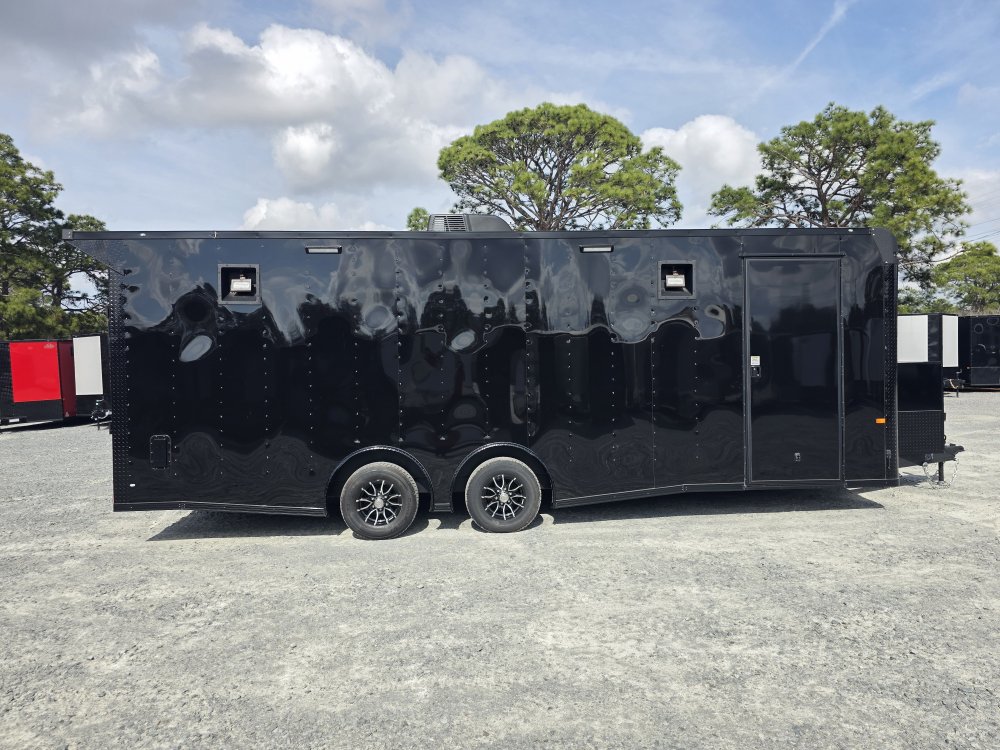 8.5'x24' Rock Solid Cargo Enclosed Car Hauler