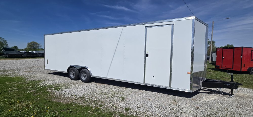 8' 6"x28' Rock Solid Cargo Enclosed Car Hauler