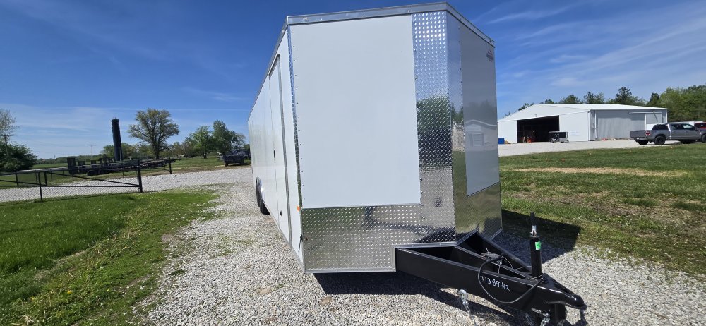 8' 6"x28' Rock Solid Cargo Enclosed Car Hauler