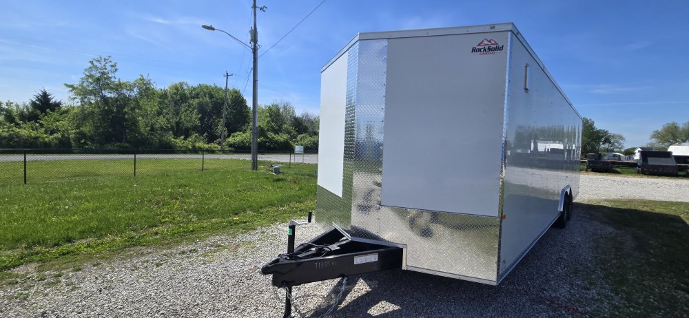 8' 6"x28' Rock Solid Cargo Enclosed Car Hauler