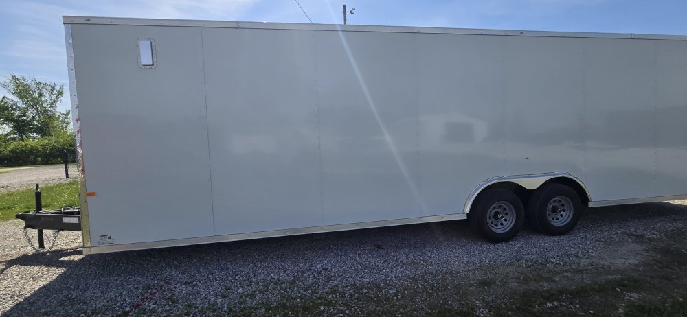 8' 6"x28' Rock Solid Cargo Enclosed Car Hauler