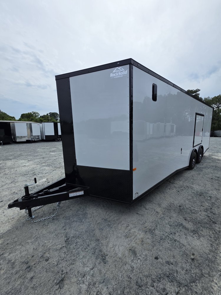 8' 6"x24' Rock Solid Cargo Enclosed Car Hauler
