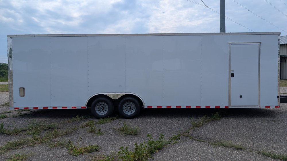 8' 6"x28' Rock Solid Cargo Enclosed Car Hauler