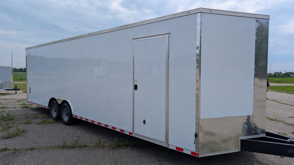 8' 6"x28' Rock Solid Cargo Enclosed Car Hauler