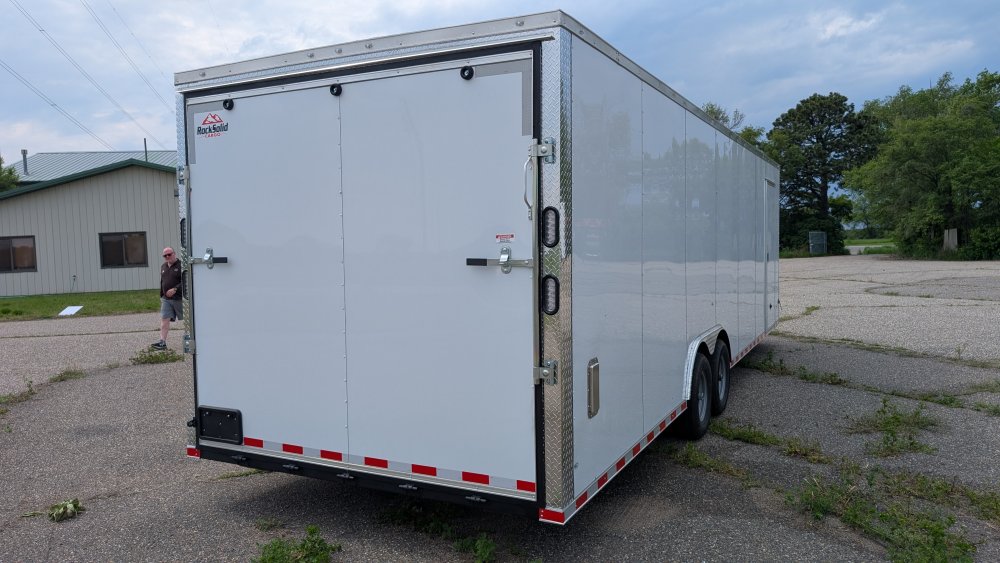 8' 6"x28' Rock Solid Cargo Enclosed Car Hauler