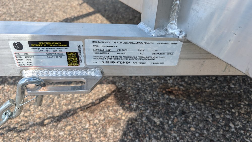 74"x12' Quality Steel & Aluminum Utility