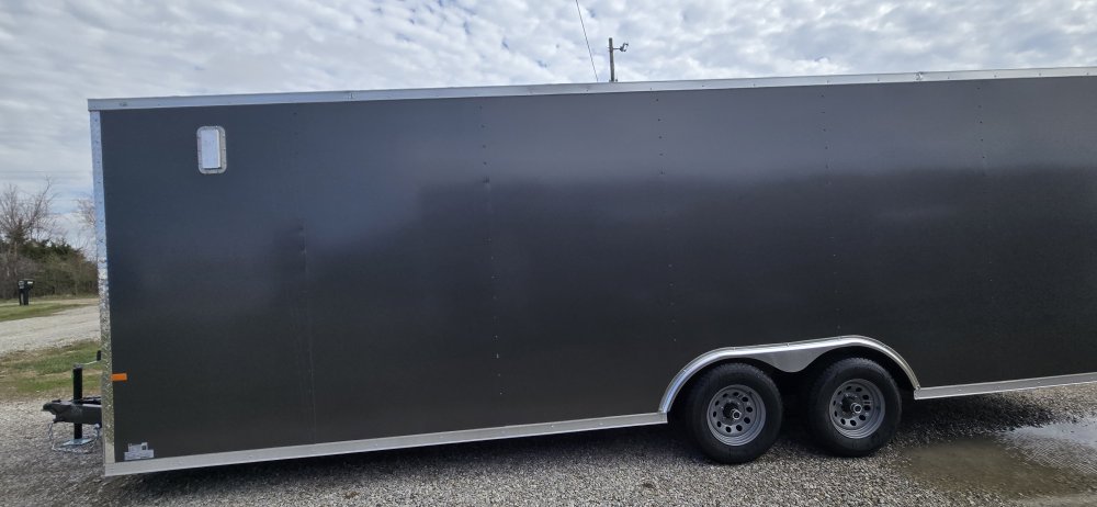 8' 6"x24' Rock Solid Cargo Enclosed Car Hauler