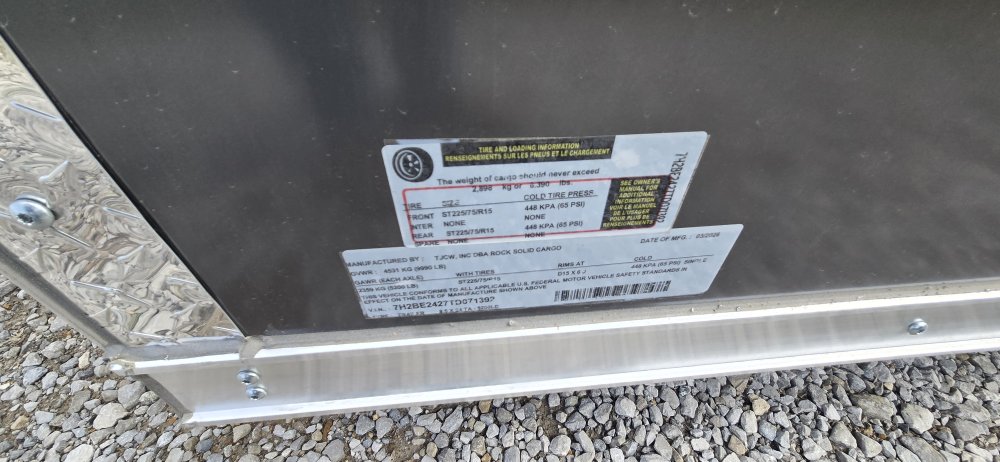 8' 6"x24' Rock Solid Cargo Enclosed Car Hauler