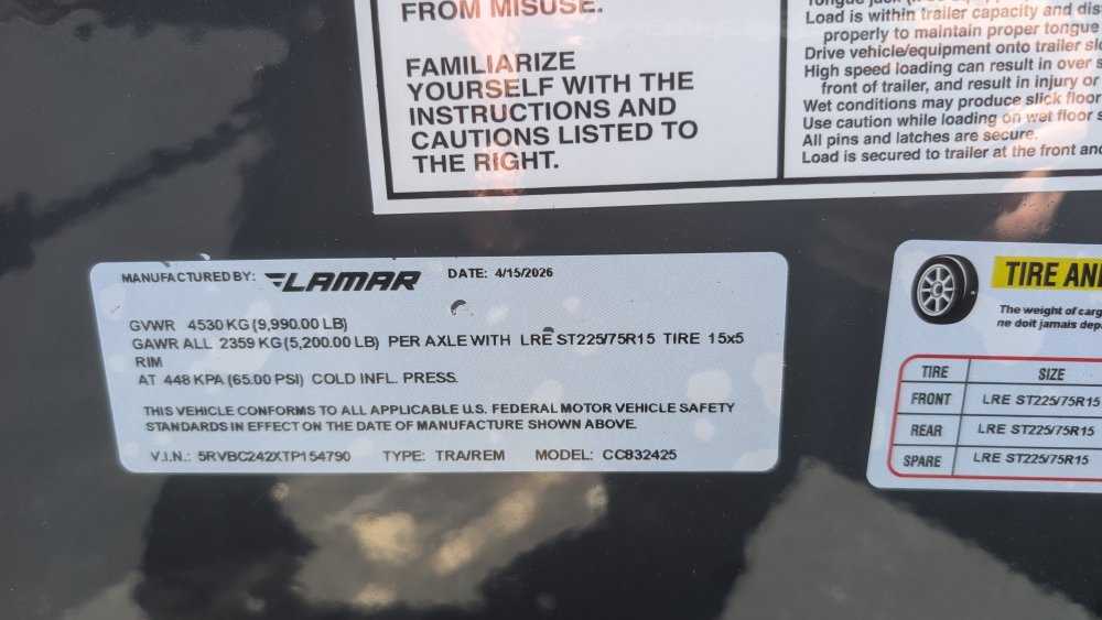 83"x24' Lamar Flatbed Car Hauler