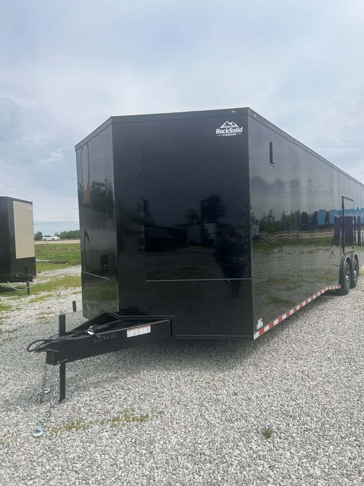 8' 6"x32' Rock Solid Cargo Enclosed Car Hauler