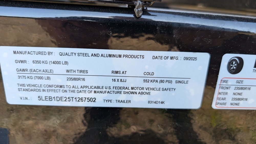 83"x14' Quality Steel & Aluminum Dump