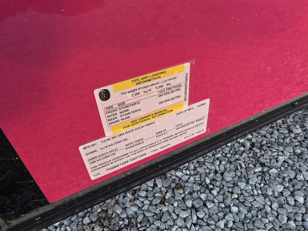 6'x12' Rock Solid Cargo Enclosed Cargo