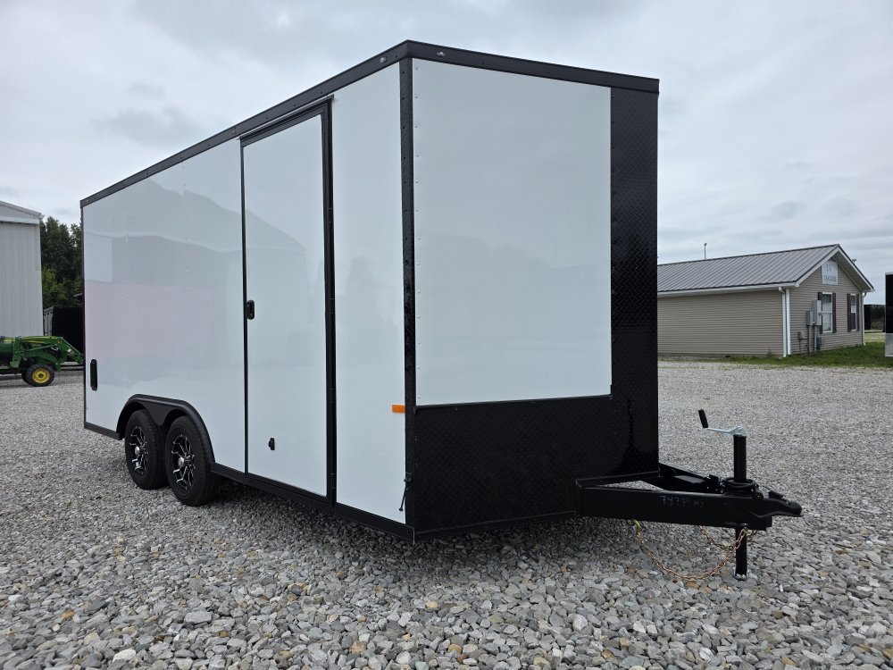 8' 6"x16' Rock Solid Cargo Enclosed Car Hauler