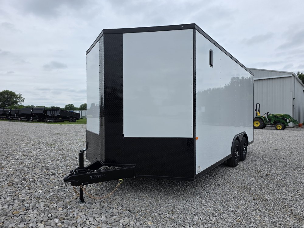 8' 6"x16' Rock Solid Cargo Enclosed Car Hauler