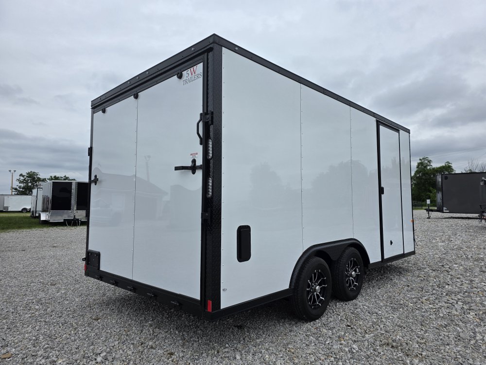 8' 6"x16' Rock Solid Cargo Enclosed Car Hauler