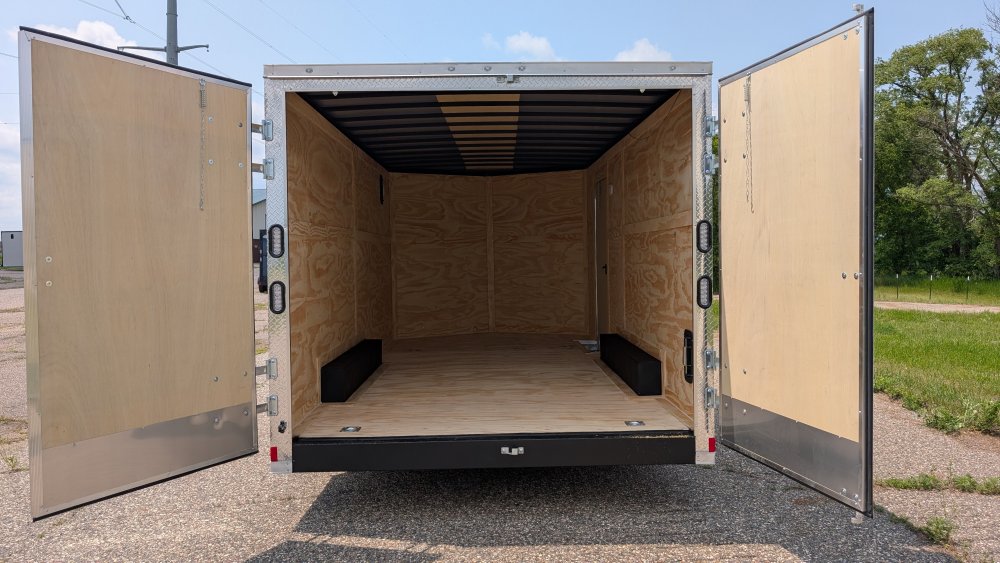 8' 6"x16' Rock Solid Cargo Enclosed Car Hauler