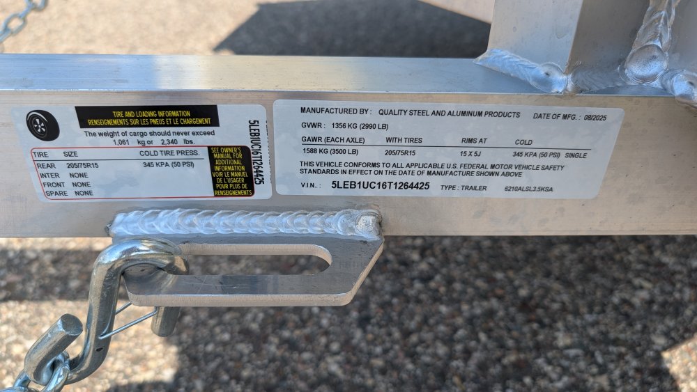 62"x10' Quality Steel & Aluminum Utility