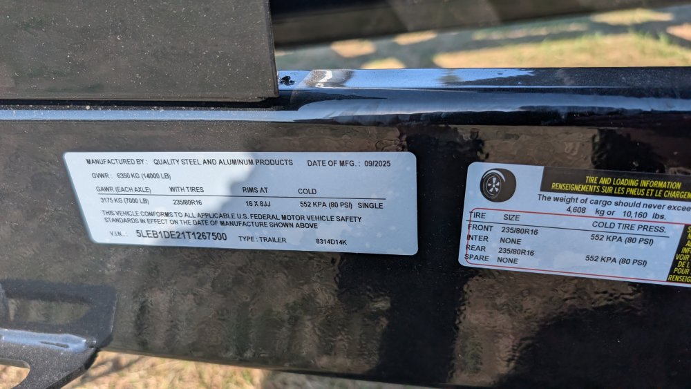 83"x14' Quality Steel & Aluminum Dump