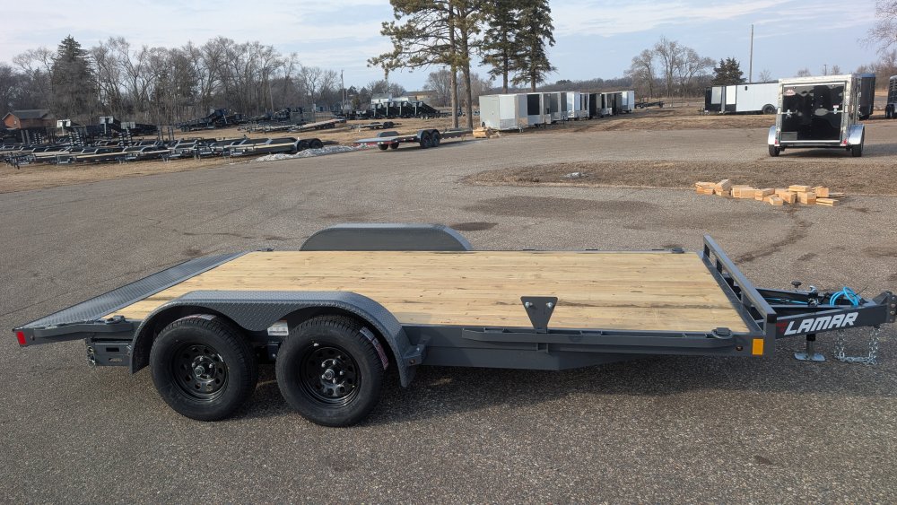 83"x16' Lamar Flatbed Car Hauler