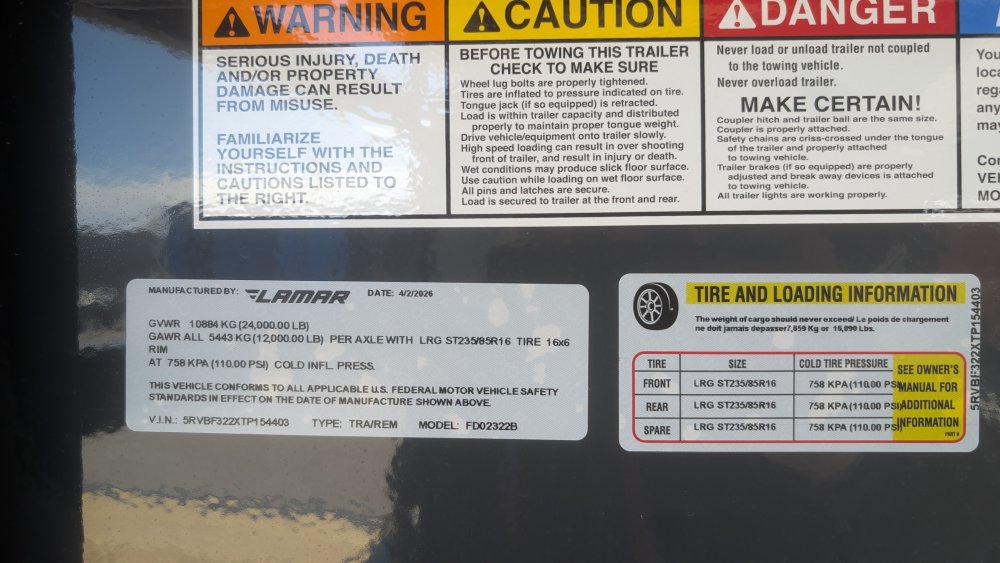 102'x32' Lamar Equipment