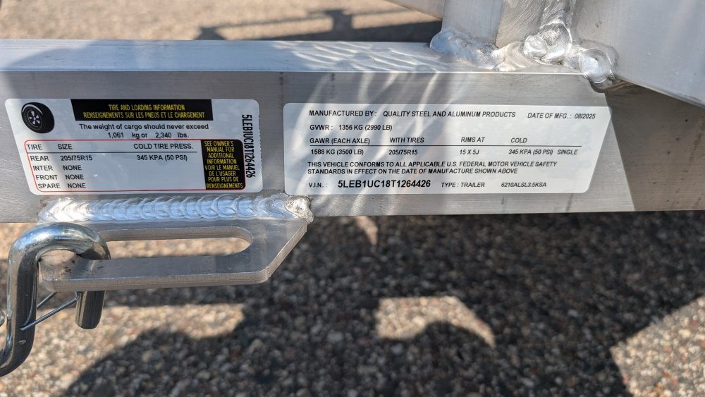 62"x10' Quality Steel & Aluminum Utility