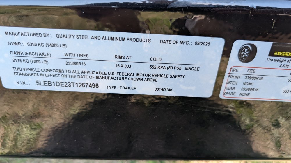 83"x14' Quality Steel & Aluminum Dump