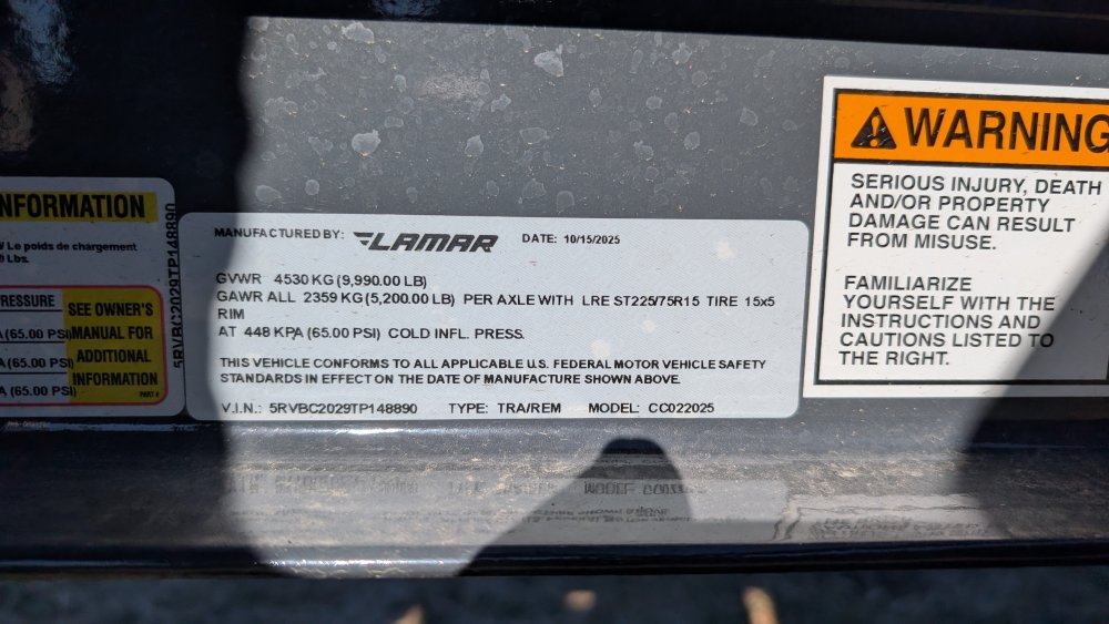 102"x20' LAMAR Flatbed Car Hauler