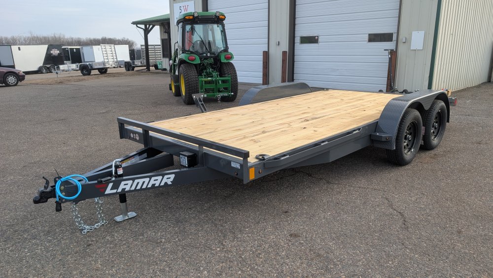 83"x16' Lamar Flatbed Car Hauler
