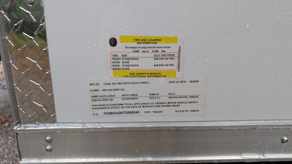 8' 6"x24' Rock Solid Cargo Enclosed Cargo