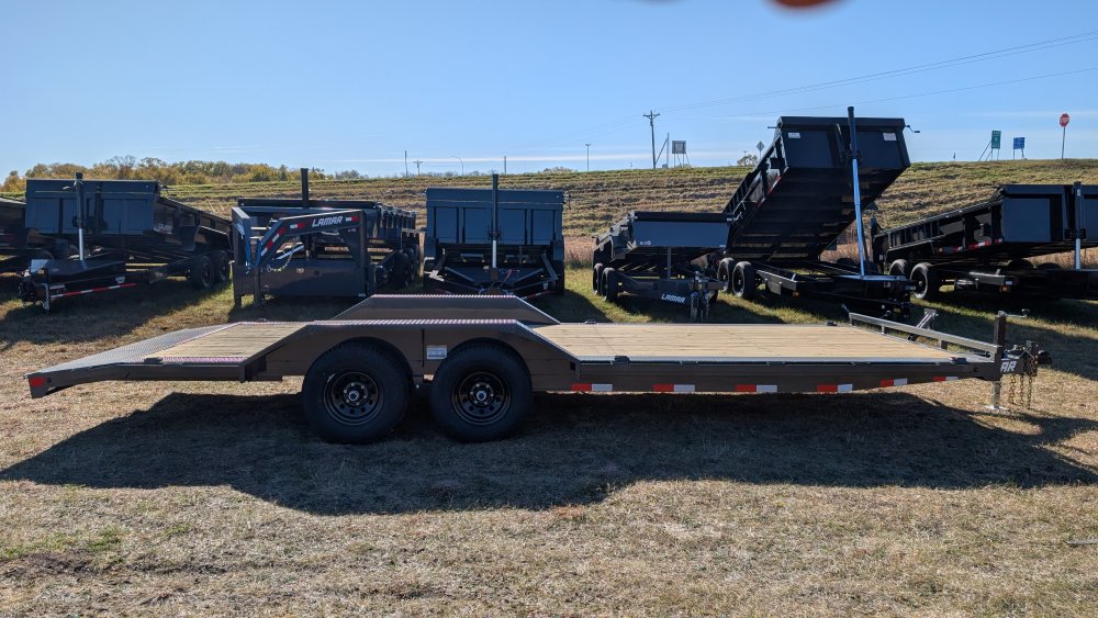 102"x22' LAMAR Flatbed Car Hauler