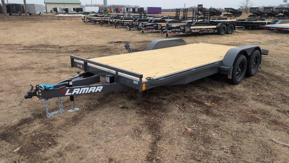 83"x18' Lamar Flatbed Car Hauler