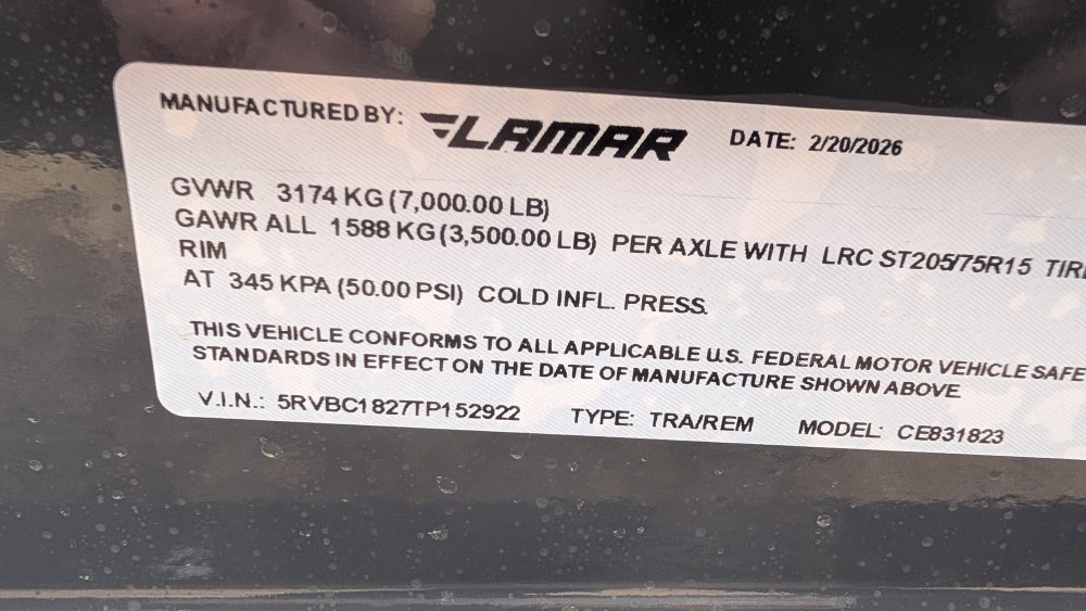 83"x18' Lamar Flatbed Car Hauler